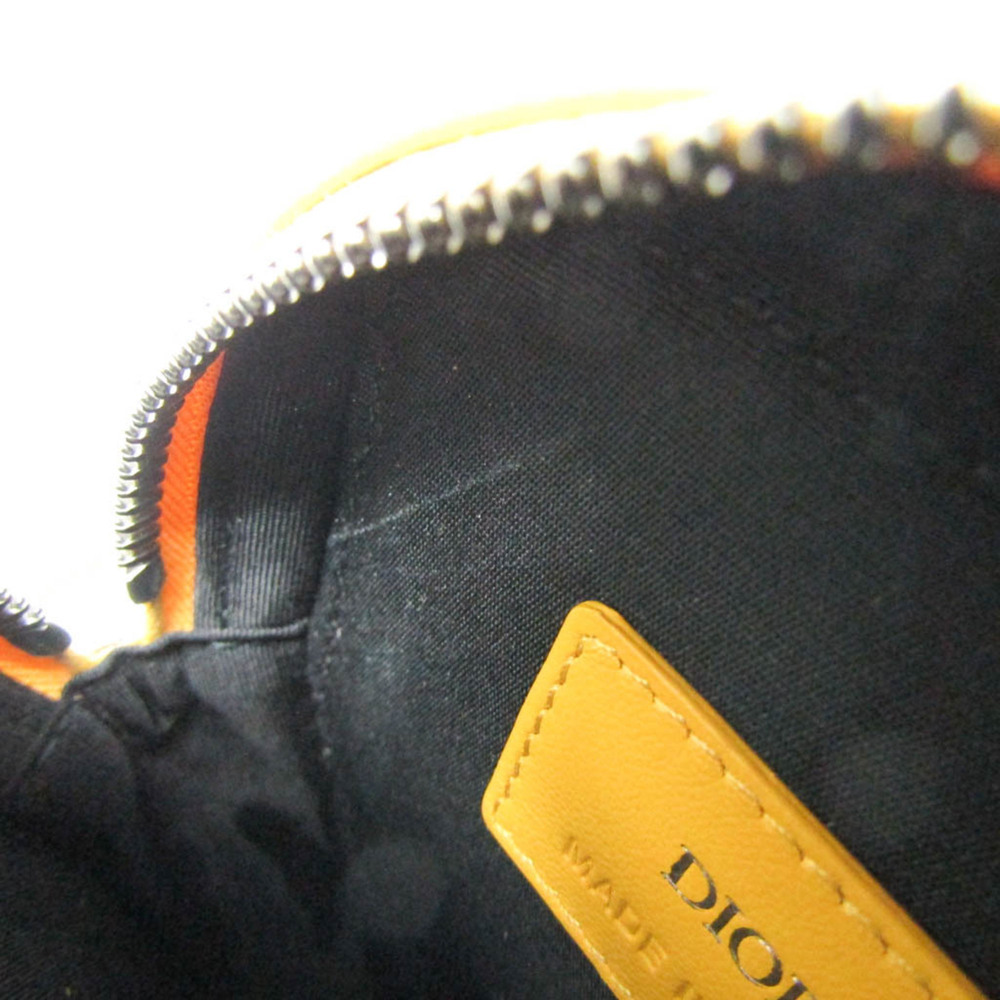 CHRISTIAN DIOR Yellow Leather Shoulder Bag - Picture 10 of 12